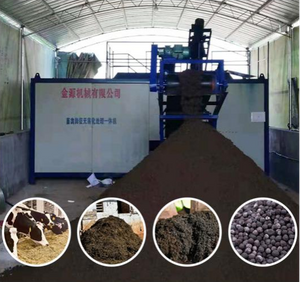 Manure treatment machine