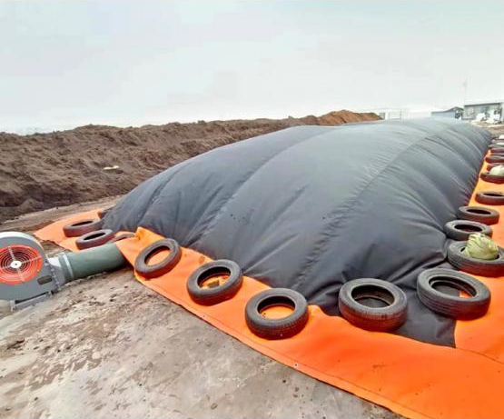 Nano film aeration fermentation composting technology