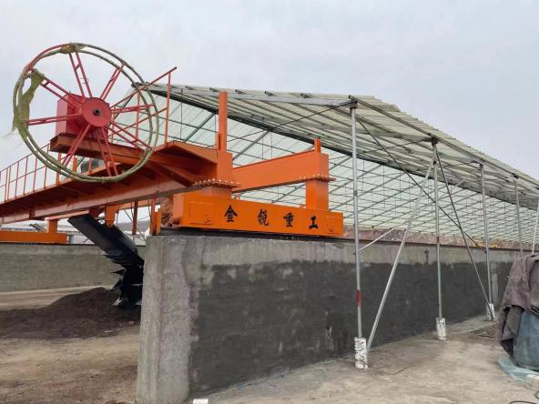 The disc type hydraulic lifting and flipping machine